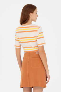 Женская футболка с круглым вырезом в виде плитки Неожиданная скидка в корзине - U.s. polo assn фото 5