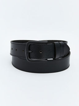 Deri G?r?n?ml? Erkek Kemer