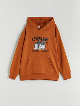 Kap??onlu Erkek ?ocuk Sweatshirt