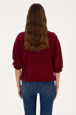 Kad_n Bordo Sweatshirt - U.s. polo assn фото 5