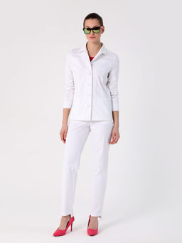 25219 Жакет белый