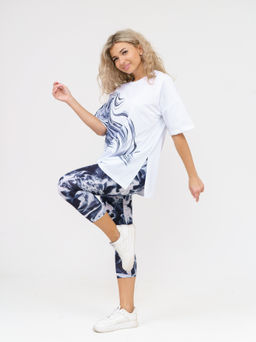 909 Костюм "белый/черный"