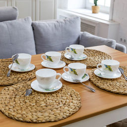 Чайный набор 12 предметов 220 мл / GB220 (7166) /уп 8/ Папоротник - ГалеонТрейд фото 7
