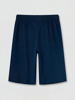 Beli Lastikli Bask?l? Erkek ?ocuk Pijama ?ort