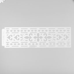 Трафарет бордюрный пластик «Геральдические узоры», 40×12 см