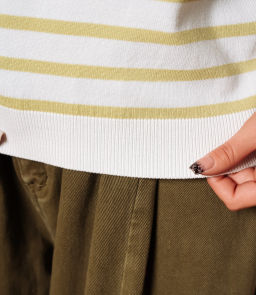 Футболка #ОКТ185002, фисташковый, белый