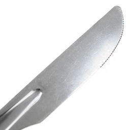 Силуэт Нож столовый из нержавеющей стали 18/10, 18/0, ГОСТ Р 51687-2000, 1мм, упрощенная обработка (Россия) - Домашняя мода фото 2