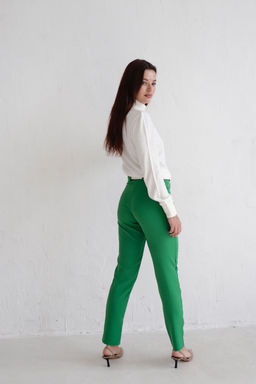 10142 Брюки-дудочки зелёные - Martichelli фото 4