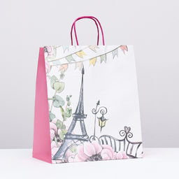 Пакет подарочный крафт Прекрасных моментов 32?19.5?37 см