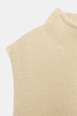 ASYMMETRIC KNIT VEST - Zara фото 8