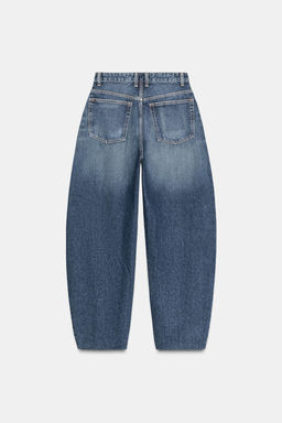 TRF HIGH-WAIST BARREL JEANS - Zara фото 12