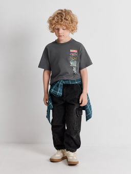 ACOOLA / Футболка детская для мальчиков Valar темно-серый