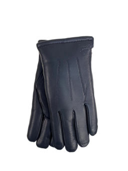 Перчатки мужские из натуральной кожи цвет черный