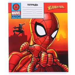 Цена за 20 шт. Тетрадь в линейку 12 листов, 5 видов МИКС, обложка мелованный картон,