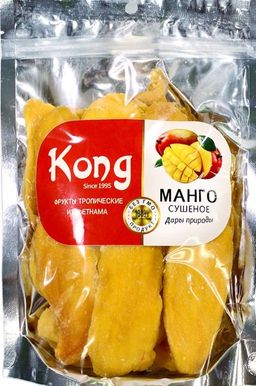 Манго сушеное - 500г без сахара
