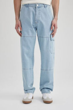Wide Leg Genis Kal?p Normal Bel Genis Paca Katgo Cepli Jean Pantolon