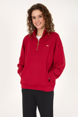 Kad_n Koyu Frambuaz Sweatshirt - U.s. polo assn фото 3