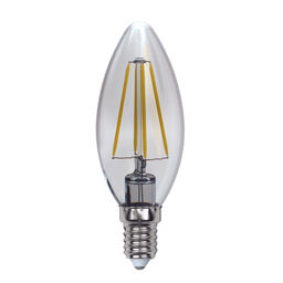 LED-C35-13W/3000K/E14/CL PLS02WH Лампа светодиодная. Форма "свеча", прозрачная. Серия Sky. Теплый белый свет (3000К). Картон. ТМ Uniel.