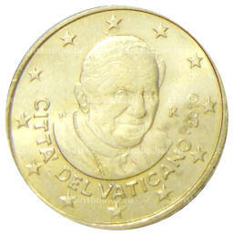 50 евроцентов 2010 года Ватикан