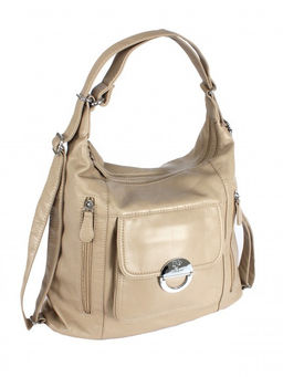 Сумка женская искусственная кожа Guecca-1673 (рюкзак-change), 2отд, бежевый SALE 264961 - Adelia фото 5