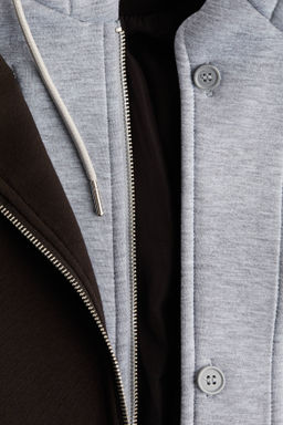 Chaqueta efecto neopreno con dise?o de doble capa - H&m фото 3