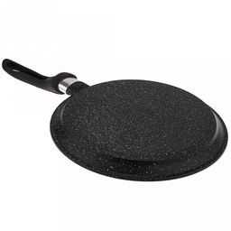 Сковорода блинная с тефлоновым покрытием д26см "Гранит Induction", h2см, s0,3см, ручка из термостойкого пластика (Россия) Подходит для всех видов плит, включая индукционную.