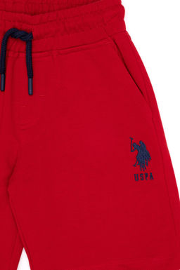 Красные вязаные шорты для мальчика - U.s. polo assn фото 9