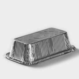 Цена за 100 шт. Форма для выпечки и запекания Доляна, 620 мл, 19.810.35.5 см, фольга, серебристая  фото 4