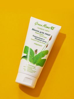 Маска д/лица Подорожник и полевой хвощ очищающая 170 мл - Green mama фото 2