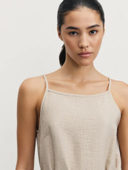 Топ из вискозы на завязках / Zarina  фото 6