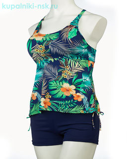 61098 Купальник раздельный танкини (50-58)