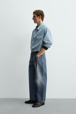 AARON LEVINE X ZARA RELAXED STRAIGHT-LEG JEANS фото 14