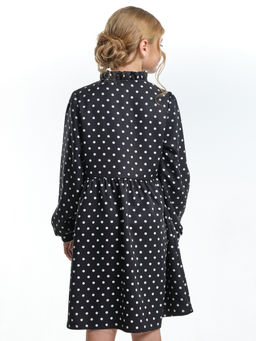 Платье для девочки нарядное UD 7411 черный горох - Mini maxi фото 2