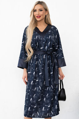 Платье Леди (синий) Р11-2013/2 - Николь фото 4