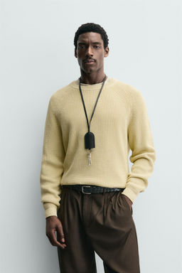 RIBBED TEXTURED JUMPER - Zara фото 11
