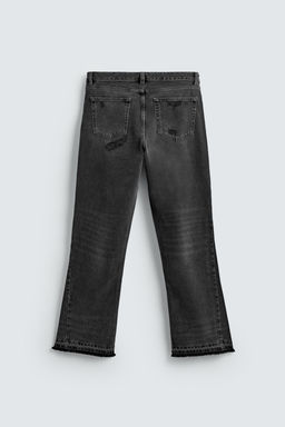 RIPPED BELL BOTTOM FIT JEANS