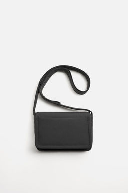 NYLON CROSSBODY BAG WITH FLAP - Zara фото 3