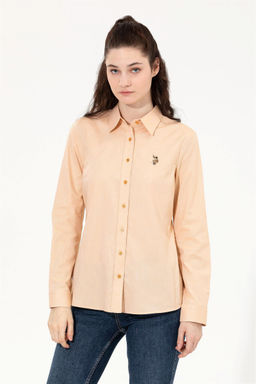 Рубашка женская шафрановая Uzunkol Basic - U.s. polo assn фото 10