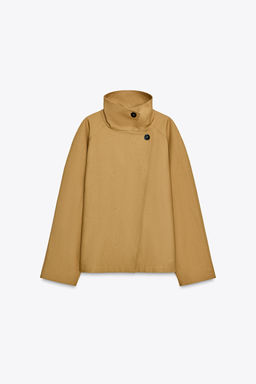 ZW COLLECTION MINIMAL SHORT TRENCH COAT