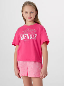 Комплект домашний для девочек с надписью Friendly moments - Mark formelle фото 3