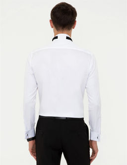 Beyaz Slim Fit Smokin G_mlek - Pierre cardin фото 3