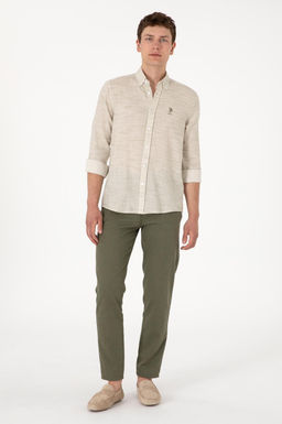 Erkek Koyu Haki Kanvas Pantolon Sepette S_rpriz _ndirim - U.s. polo assn фото 3