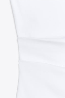 ASYMMETRIC DRAPED T-SHIRT - Zara фото 38