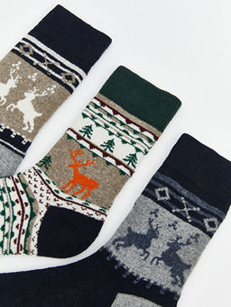 Desenli Erkek Soket ?orap 5li