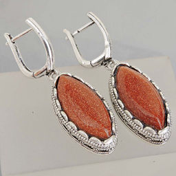 Серьги с английским замком арт. 13 3468 (id 275443)