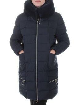 216 DK. BLUE Пальто женское зимнее Wisbeer