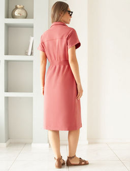 D42.118 Платье женское терракота