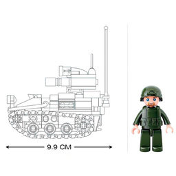 Конструктор Модельки Sluban «Танк», 2 варианта сборки, 245 деталей