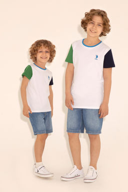 Белая футболка для мальчика - U.s. polo assn фото 9