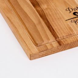 Доска разделочная Дарим Красиво «Прямая ручка», кровосток, 34×20×1.8 см